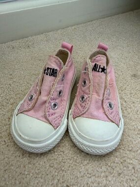 Pink Slip-On Baby Converse